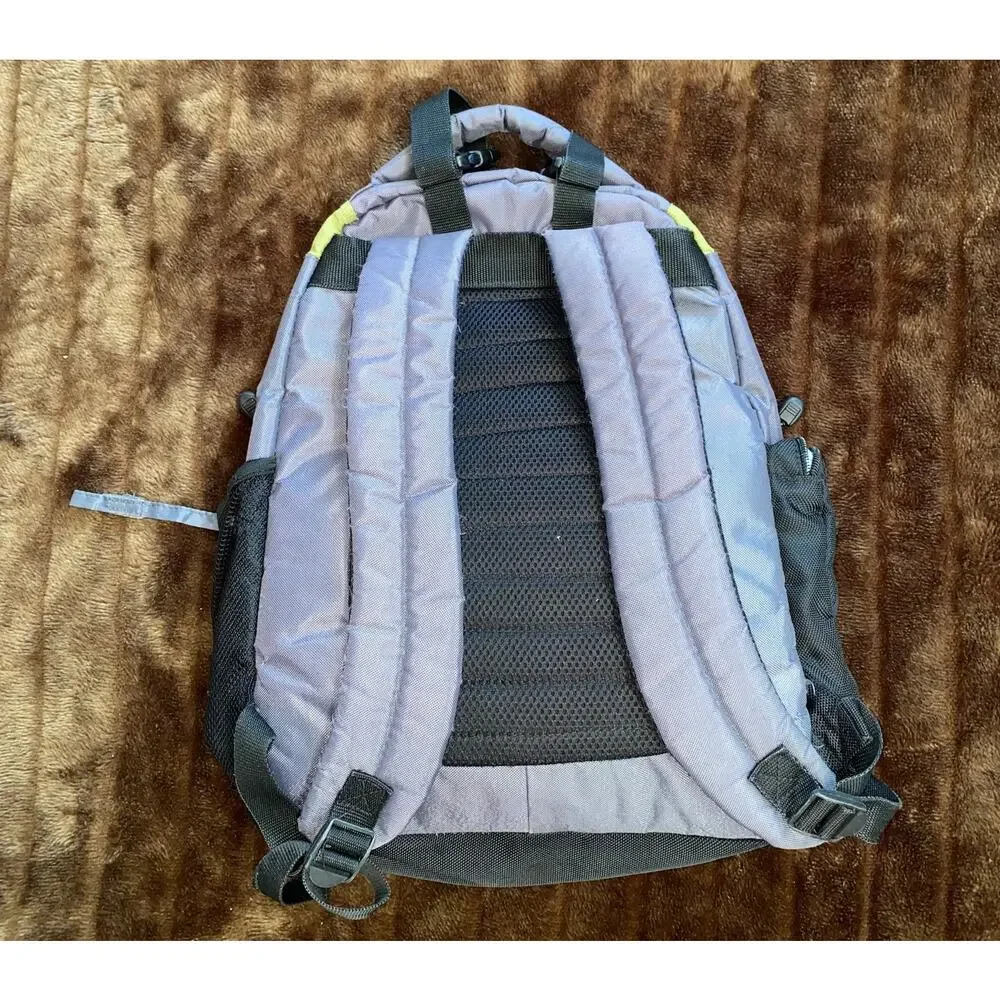 Eddie Bauer Black/Gray Padded Insulated Backpack Older, Clean Condition‎